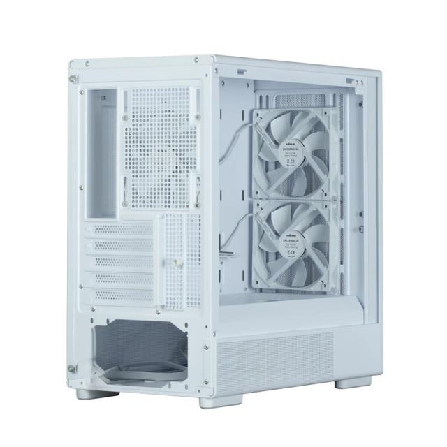 Кутия Zalman P10 NAMU White, Wood, Mini Tower, 1x USB 3.0, 1x USB Type-C, mATX / Mini-ITX
