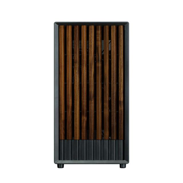 Кутия Zalman P10 NAMU Black, Wood, Mini Tower, 1x USB 3.0, 1x USB Type-C, mATX / Mini-ITX