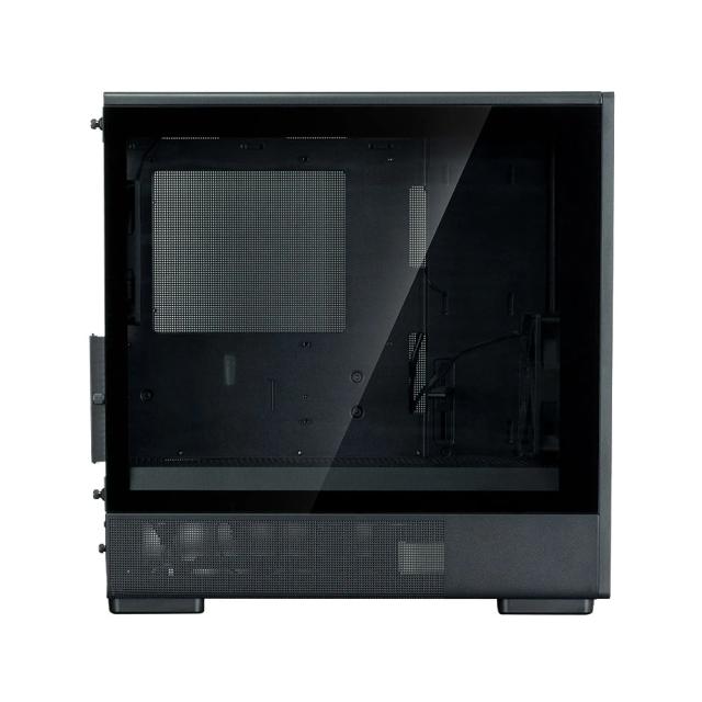 Кутия Zalman P10 NAMU Black, Wood, Mini Tower, 1x USB 3.0, 1x USB Type-C, mATX / Mini-ITX