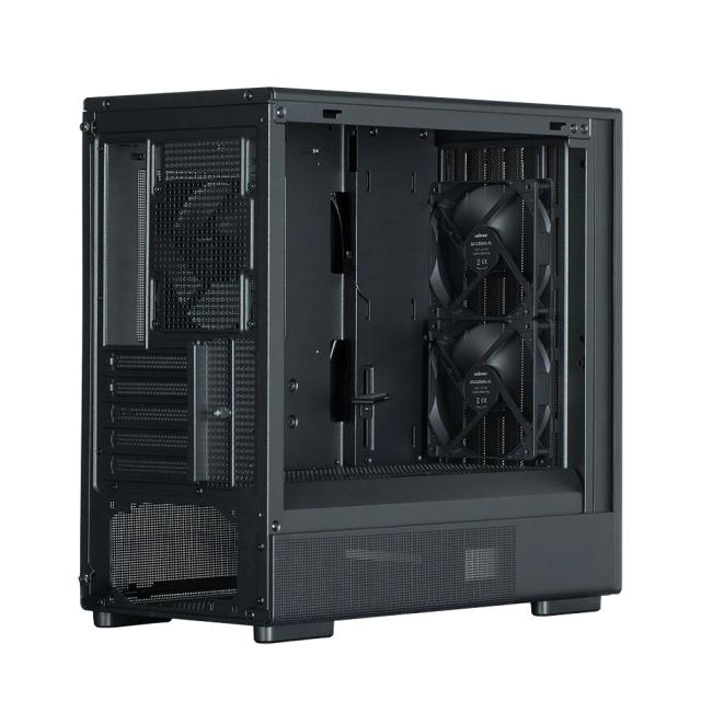 Кутия Zalman P10 NAMU Black, Wood, Mini Tower, 1x USB 3.0, 1x USB Type-C, mATX / Mini-ITX
