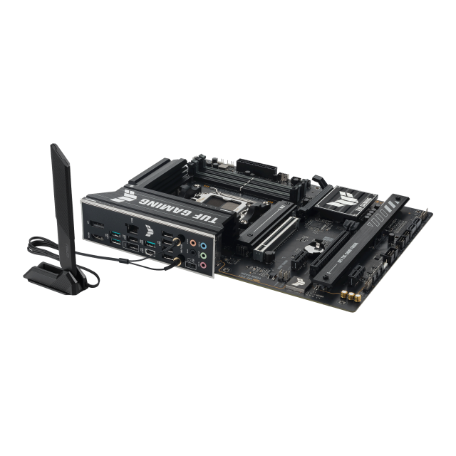 Дънна платка ASUS TUF GAMIN B650E-PLUS WIFI, AMD AM5, 4x DDR5, 3x M.2 slots, 4x SATA, HDMI, DP, ATX