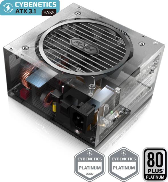 Захранване Raijintek AMPERE 850 850W, Active PFC, ATX3.1, 80 PLUS Platinum, Full Modular