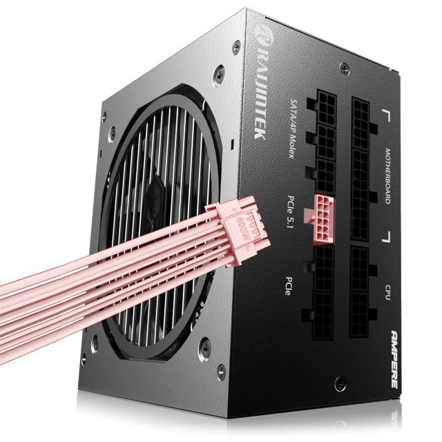 Захранване Raijintek AMPERE 850 850W, Active PFC, ATX3.1, 80 PLUS Platinum, Full Modular