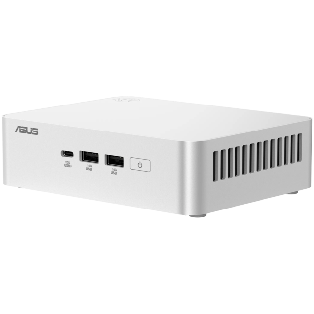 Компютър ASUS NUC 15pro+, Intel Core Ultra 9 285H 16C (2.7 / 5.4 GHz, 24MB Cache), Intel Arc 140T, SO-DIMM DDR5 no-RAM / no-SSD, Wi-Fi 7+BT, No OS