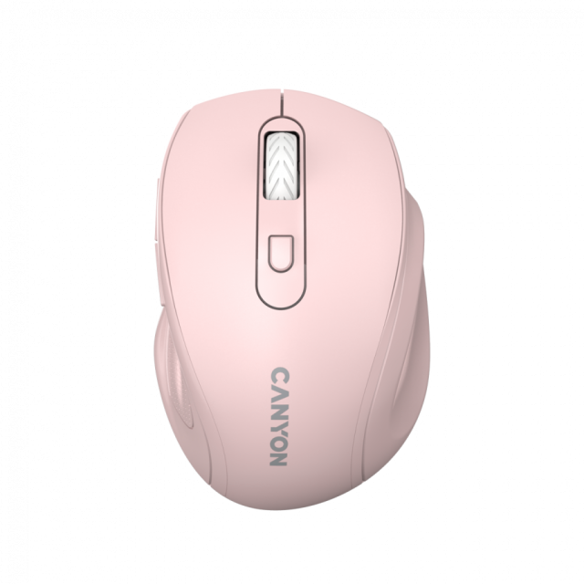 Мишка Canyon MX8650A, оптична (1600 dpi), Wireless, 6 бутона, Pink