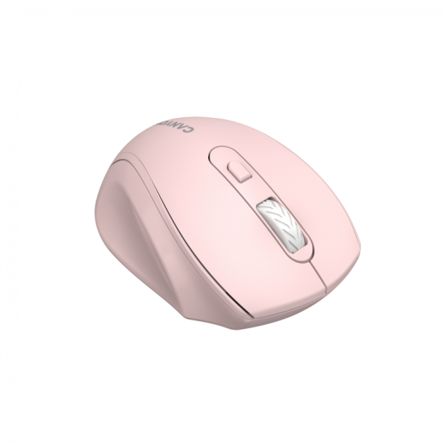 Мишка Canyon MX8650A, оптична (1600 dpi), Wireless, 6 бутона, Pink