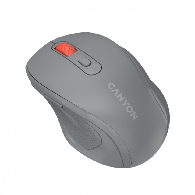 Мишка Canyon MX8650A, оптична (1600 dpi), Wireless, 6 бутона, Dark grey