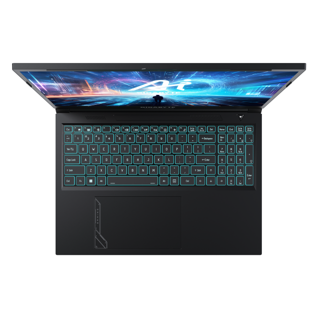 Лаптоп GIGABYTE GAMING G6 MF-H2EE893KD, Intel Core i7-13620H 10C (2.4 / 4.9 GHz, 24MB Cache), 16" (40.64 cm) WUXGA FHD+ IPS 165Hz Anti-Glare Display, NVIDIA GF RTX 4050 6GB, 16GB DDR5, 512MB M.2 NVMe SSD, Free DOS