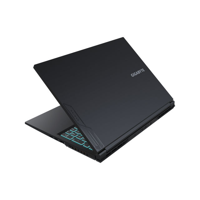 Лаптоп GIGABYTE GAMING G6 MF-H2EE893KD, Intel Core i7-13620H 10C (2.4 / 4.9 GHz, 24MB Cache), 16" (40.64 cm) WUXGA FHD+ IPS 165Hz Anti-Glare Display, NVIDIA GF RTX 4050 6GB, 16GB DDR5, 512MB M.2 NVMe SSD, Free DOS