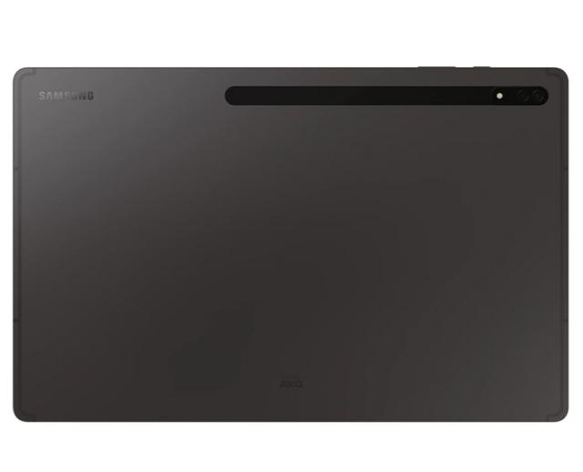 Таблет Samsung SM-X906 TAB S8 Ultra 5G 14.6", 2960 x 1848 Super AMOLED, HDR10+, 120Hz, 128 GB, Octa-Core (1x3.00 GHz, 3x2.5 GHz, 4x1.8GHz), 8 GB RAM , 4xAKG Tuned Speakers, Bluetooth 5.2, 13 MP, 6 MP + 2x12 MP Selfie, 11 200 mAh, Android 12, Dark Gra