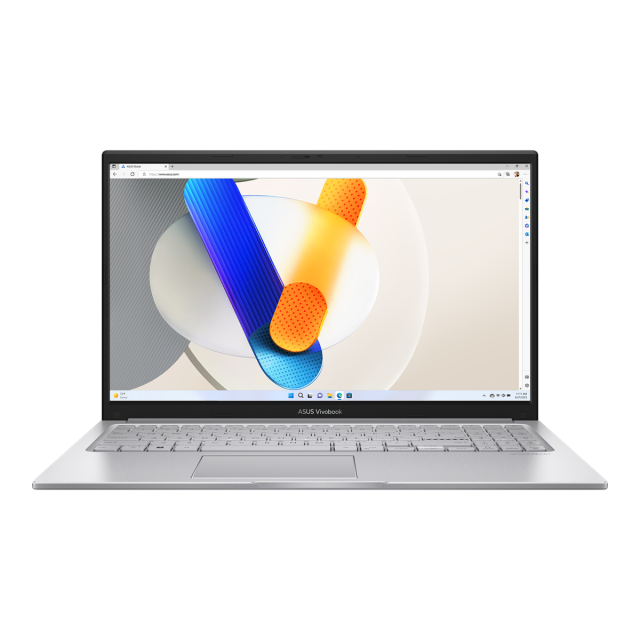 Лаптоп ASUS Vivobook 15 X1504VA-BQ2560, Intel Core i7-1355U 10C (1.20 / 5.00 GHz, 12MB Cache), 15.6'' (39.62 cm) FHD IPS, Intel Iris Xe Graphics G7, 16GB DDR4, 512 GB M.2 NVMe SSD, Free DOS