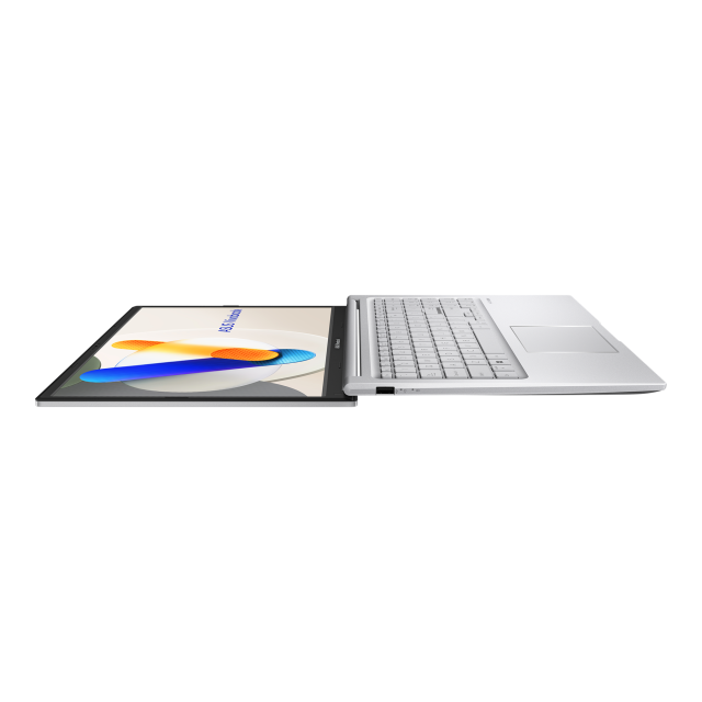 Лаптоп ASUS Vivobook 15 X1504VA-BQ2560, Intel Core i7-1355U 10C (1.20 / 5.00 GHz, 12MB Cache), 15.6'' (39.62 cm) FHD IPS, Intel Iris Xe Graphics G7, 16GB DDR4, 512 GB M.2 NVMe SSD, Free DOS