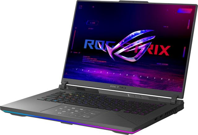 Лаптоп ASUS G614 ROG Strix G16 2025 G614FR-S5129W, AMD Ryzen 9 9955HX3D 16C (2.5 / 5.4 GHz, 144MB Cache), 16.0" (40.64 cm) WQXGA IPS 240Hz, NVIDIA GF RTX 5070 Ti 12GB GDDR7, 32GB DDR5, 2TB M.2 NVMe SSD, Windows 11 Home