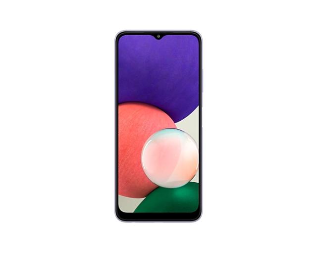 Мобилен телефон Samsung SM-A226 GALAXY A22 5G 128 GB, Octa-Core (2x2.2 GHz, 6x2.0 GHz), 4 GB RAM, 6.6" 1080x2400 90 Hz Super AMOLED, 48.0 MP + 5.0 MP + 2.0 MP + 8.0 MP Selfie, 5000 mAh, Dual SIM, Violet