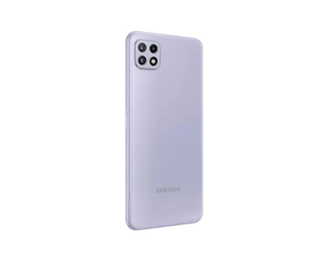 Мобилен телефон Samsung SM-A226 GALAXY A22 5G 128 GB, Octa-Core (2x2.2 GHz, 6x2.0 GHz), 4 GB RAM, 6.6" 1080x2400 90 Hz Super AMOLED, 48.0 MP + 5.0 MP + 2.0 MP + 8.0 MP Selfie, 5000 mAh, Dual SIM, Violet