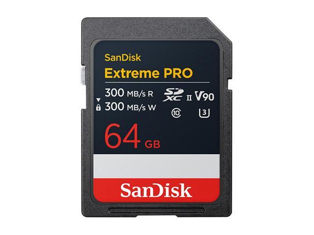 Карта памет SANDISK Extreme PRO SDXC, 64GB, UHS-II, Class 10, V90