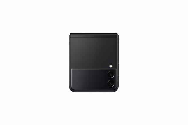 Мобилен телефон Samsung SM-F711 GALAXY Flip 3 5G 128 GB, Octa-Core (1x2.84 GHz, 3x2.42 GHz, 4x1.8 GHz), 8 GB RAM, 6.7" 1080x2640 120 Hz Dynamic AMOLED, HDR10+, 12.0 MP + 12.0 MP + 10.0 MP Selfie, 3300 mAh, Dual SIM, Black