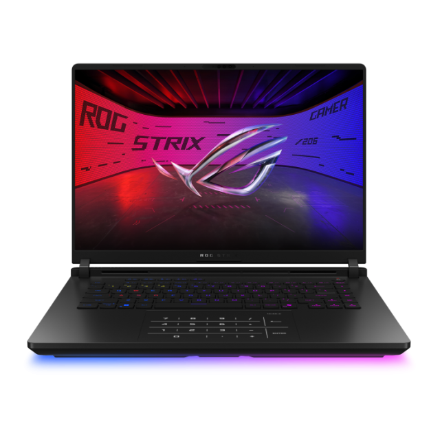 Лаптоп ASUS ROG Strix SCAR 16 2025 G635LX-RW103X, Intel Core Ultra 9 275HX 24C (2.70 / 5.40 GHz, 36MB Cache), 16.0" (40.64 cm) WQXGA, Mini LED, 240Hz, NVIDIA RTX 5090 24GB GDDR7 DLSS 4, 64GB DDR5, 2TB M.2 NVMe SSD, Windows 11 Pro