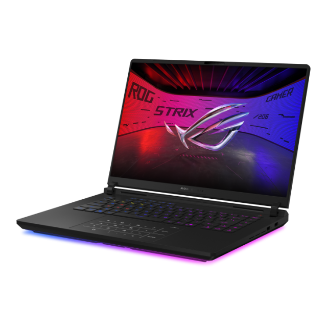 Лаптоп ASUS ROG Strix SCAR 16 2025 G635LX-RW103X, Intel Core Ultra 9 275HX 24C (2.70 / 5.40 GHz, 36MB Cache), 16.0" (40.64 cm) WQXGA, Mini LED, 240Hz, NVIDIA RTX 5090 24GB GDDR7 DLSS 4, 64GB DDR5, 2TB M.2 NVMe SSD, Windows 11 Pro