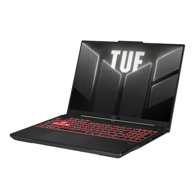 Лаптоп ASUS TUF Gaming A16 2024 FA607NUG-RL117, AMD Ryzen 7 7445HS 6C (3.2 / 3.55 GHz, 16MB Cache), 16.0" (40.64 cm) IPS Full HD+, NVIDIA RTX 4050 6GB GDDR6 DLSS 3, 16GB DDR5, 512GB M.2 NVMe SSD, Free DOS