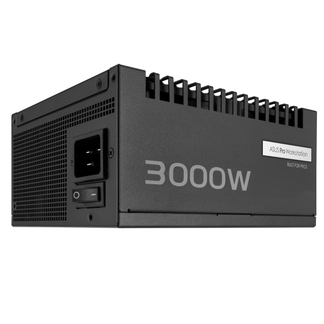 Захранване ASUS Pro WS 3000P, 3000W, Active PFC, PCIe 5.1/ATX 3.1, 80 Plus Platinum, Fully Modular