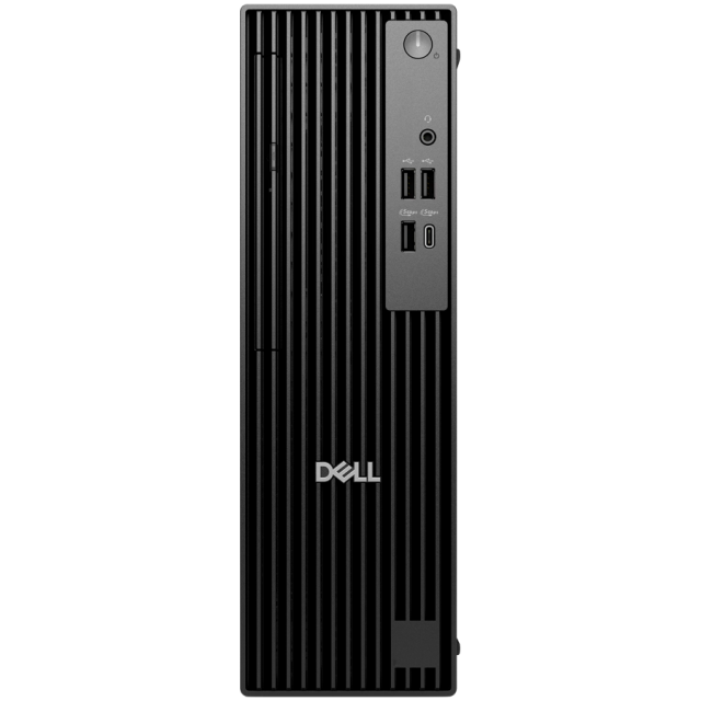 Компютър Dell Pro Slim QCS1250, Intel Core i7-14700 20C (2.50 / 5.60 GHz, 33MB Cache), Intel UHD Graphics 770, 8GB DDR5, 512GB SSD M.2 NVMe, BG клавиатура и мишка, Linux Ubuntu