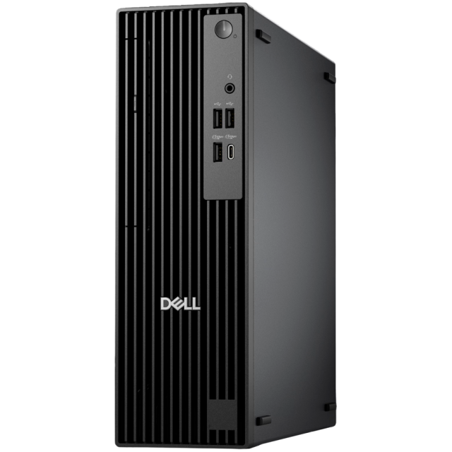 Компютър Dell Pro Slim QCS1250, Intel Core i7-14700 20C (2.50 / 5.60 GHz, 33MB Cache), Intel UHD Graphics 770, 8GB DDR5, 512GB SSD M.2 NVMe, BG клавиатура и мишка, Linux Ubuntu