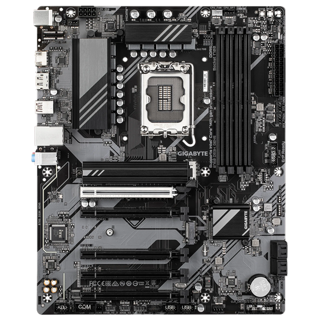 Дънна платка GIGABYTE B760 DS3H GEN5, LGA1700, 4x DDR4, 2x M.2, 4x SATA 6Gb/s, HDMI, DP, ATX