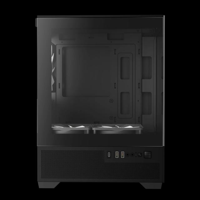 Кутия Gamdias AURA GC9M Elite, Mini Tower,  2x USB-A USB 2.0, 1x USB-C USB 3.1, 1x HD Audio, Micro ATX, Mini ITX