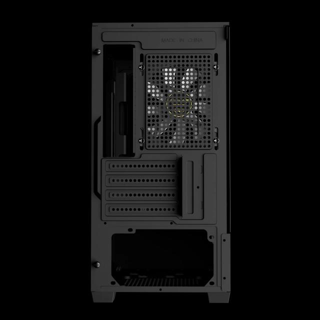 Кутия Gamdias AURA GC9M Elite, Mini Tower,  2x USB-A USB 2.0, 1x USB-C USB 3.1, 1x HD Audio, Micro ATX, Mini ITX