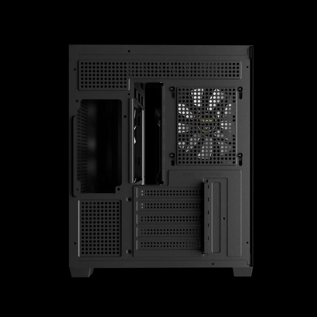 Кутия Gamdias AURA GC10M v2, Mini Tower, 1x USB-A USB 2.0, 1x USB-C USB 3.1, 1x HD Audio, Micro ATX, Mini ITX