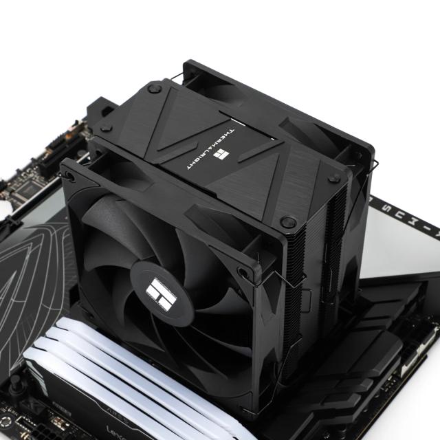 Охладител за процесор Thermalright Burst Assassin 120 EVO Dark, 4 pin PWM - LGA1851/LGA1700/AM5