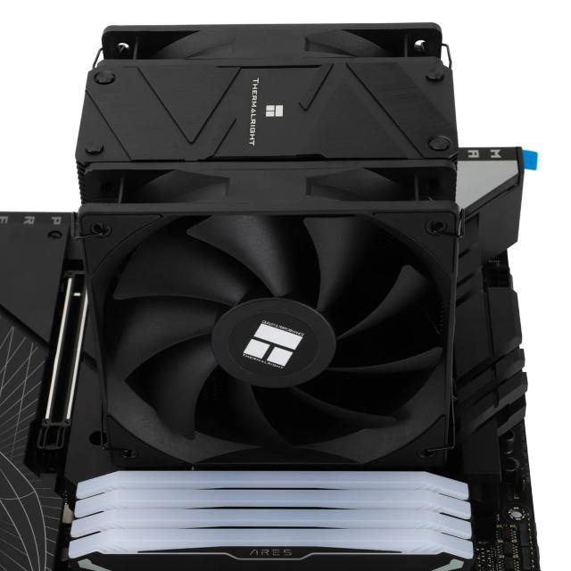 Охладител за процесор Thermalright Burst Assassin 120 EVO Dark, 4 pin PWM - LGA1851/LGA1700/AM5