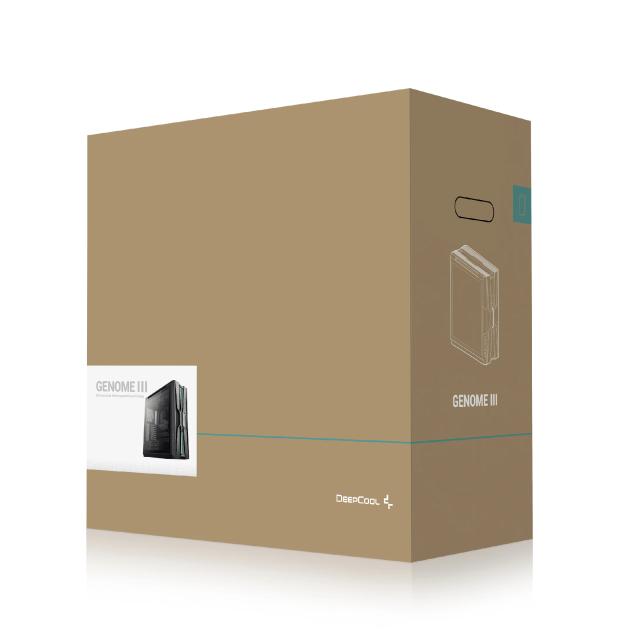 Кутия за компютър DeepCool GENOME III, 5.5" LCD Display, Big Tower, 4 x USB 3.0, 1 x USB Type-C 3.2, 1 x HD Audio, EATX / ATX / mATX / Mini-ITX