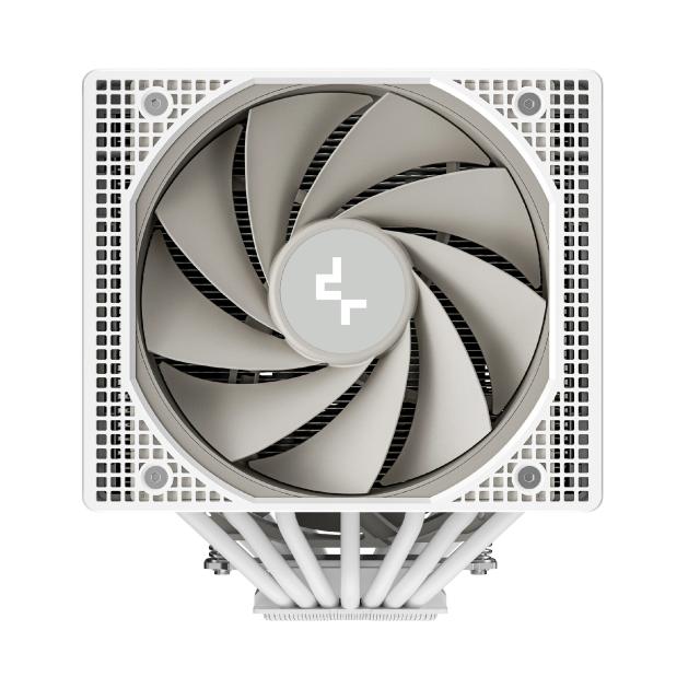 Охладител за процесор DeepCool ASSASSIN IV VC ELITE WHITE - Vapor Chamber, Dual-Tower, 3 pin ADD-RGB 5V / 4 pin PWM, LGA1851/AM5