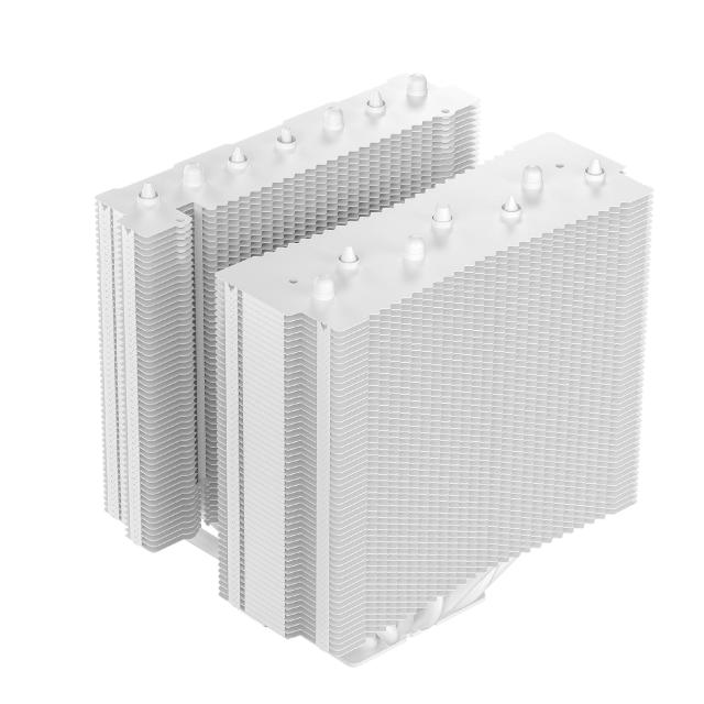 Охладител за процесор DeepCool ASSASSIN IV VC ELITE WHITE - Vapor Chamber, Dual-Tower, 3 pin ADD-RGB 5V / 4 pin PWM, LGA1851/AM5