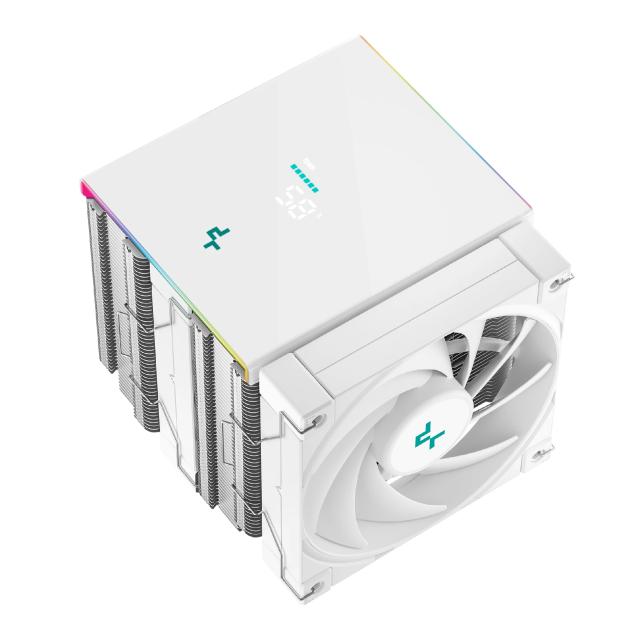 Охладител за процесор DeepCool AK620 DIGITAL SE WH - Dual-Tower, 3 pin ADD-RGB 5V / 4 pin PWM, LGA1851/AM5