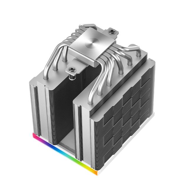 Охладител за процесор DeepCool AK620 DIGITAL SE WH - Dual-Tower, 3 pin ADD-RGB 5V / 4 pin PWM, LGA1851/AM5