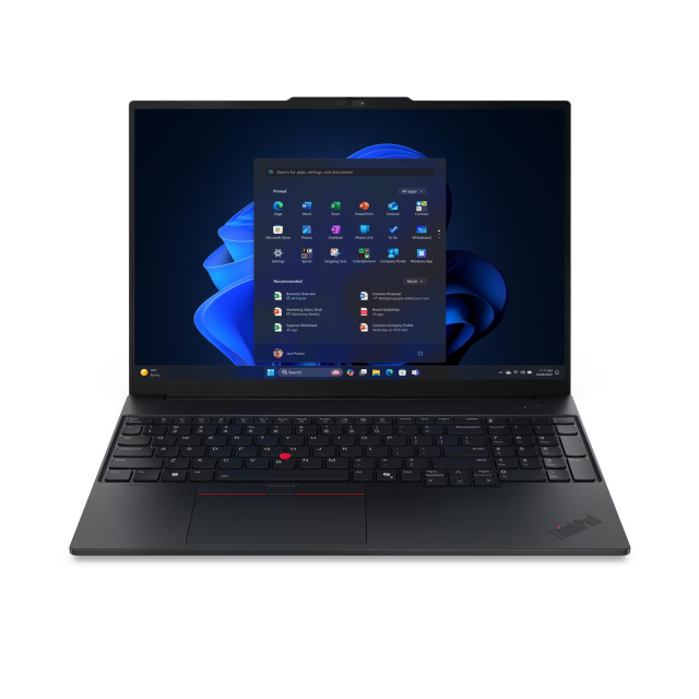 Лаптоп Lenovo ThinkPad E16 G3, Intel Core Ultra 5 225U 12C (2.4 / 4.8 GHz, 12MB Cache), 16.0" (40.64 cm) WUXGA IPS Anti-glare, Intel Arc 4 Core, 16GB DDR5, 512GB M.2 NVMe SSD, Windows 11 Pro