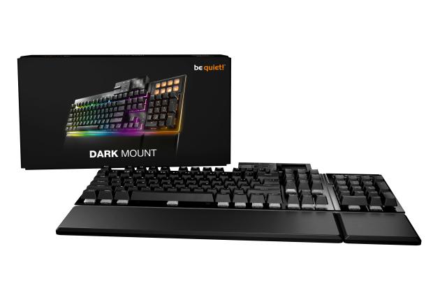 Геймърскa механична клавиатура Be quiet! Professional Gaming DARK MOUNT, ARGB, Silent Tactile Switches, USB