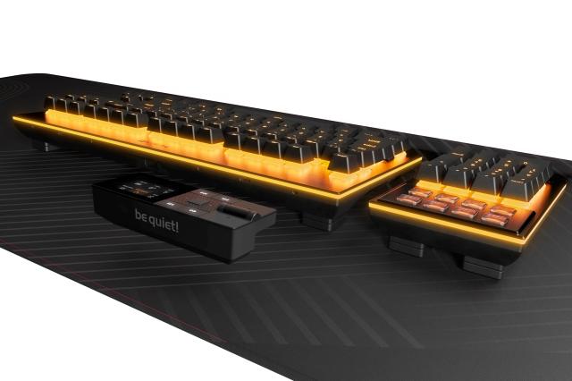 Геймърскa механична клавиатура Be quiet! Professional Gaming Dark Mount Silent Linear Switches, USB