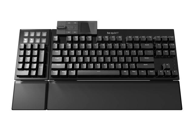 Геймърскa механична клавиатура Be quiet! Professional Gaming Dark Mount Silent Linear Switches, USB