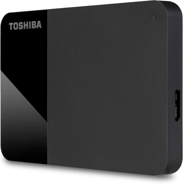 Външен диск Toshiba Canvio Ready 2020, 2TB 2.5" (6.35 cm), USB 3.2 Gen 1, черен