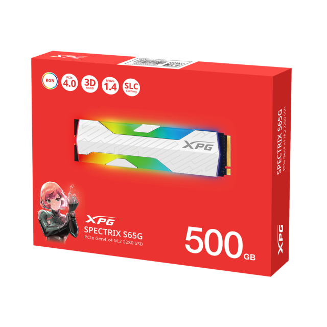 ADATA XPG Spectrix S65G, 500GB M.2 NVMe PCIe Gen4x4, 2280