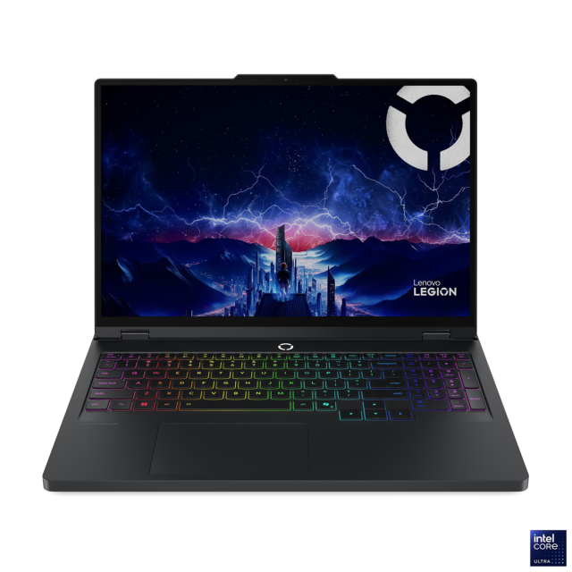 Лаптоп Lenovo Legion Pro 5 16IAX10H, Intel Core Ultra 9 275HX 24C (2.70 / 5.40 GHz, 36MB Cache), 16" (40.64 см) WQXGA OLED, 165Hz, NVIDIA RTX 5070 Ti 12GB GDDR7 DLSS 4, 32GB DDR5, 1TB  TB M.2 NVMe SSD, Free DOS