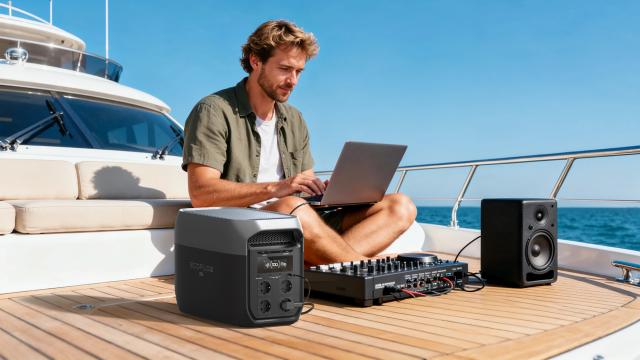 Преносима захранваща станция, Ecoflow DELTA 3 Max, 2400 W / 2048 Wh