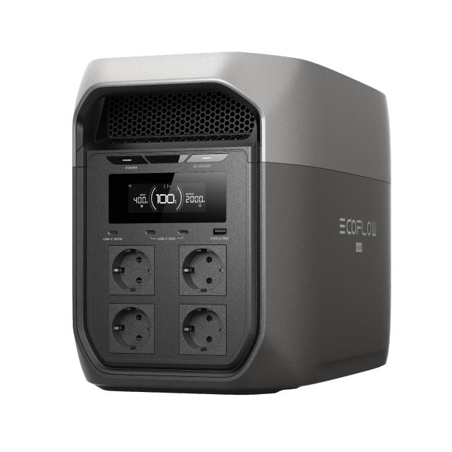 Преносима захранваща станция, Ecoflow DELTA 3 Max, 2400 W / 2048 Wh + Подарък - 1x Ecoflow Power Bank - RAPID 5K - 5000mAh