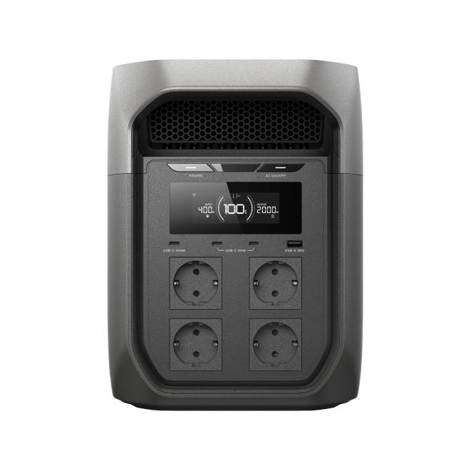 Преносима захранваща станция, Ecoflow DELTA 3 Max, 2400 W / 2048 Wh + Подарък - 1x Ecoflow Power Bank - RAPID 5K - 5000mAh