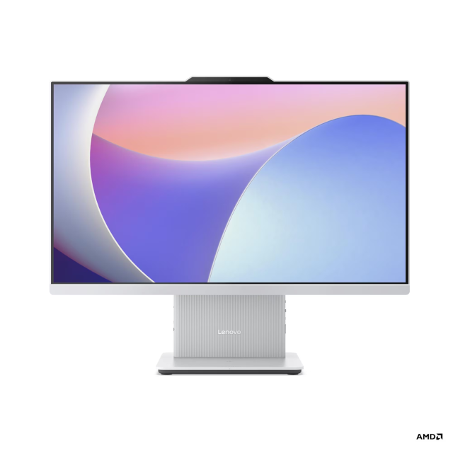 Компютър Lenovo IdeaCentre AIO 24ARR9, AMD Ryzen 7 7735HS 8C (3.2/4.75GHz, 16MB Cache), 23.8" (60.45 cm) FHD IPS Anti-Glare, 16GB DDR5, 512GB SSD NVMe, Free DOS