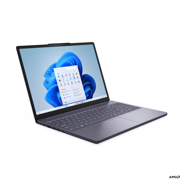 Лаптоп Lenovo IdeaPad Slim 3 15ARP10, AMD Ryzen 5 7535HS 6C (3.3 / 4.55 GHz, 16MB Cache), 15.3" (38.86 cm) WUXGA IPS, AMD Radeon 660M, 24GB DDR5, 1TB M.2 NVMe SSD, Free DOS